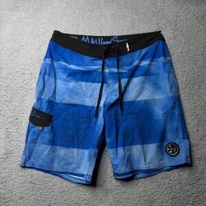 Maui and Sons Board Shorts Men's 34 Blue Swim